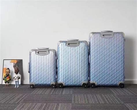 dior rolling luggage